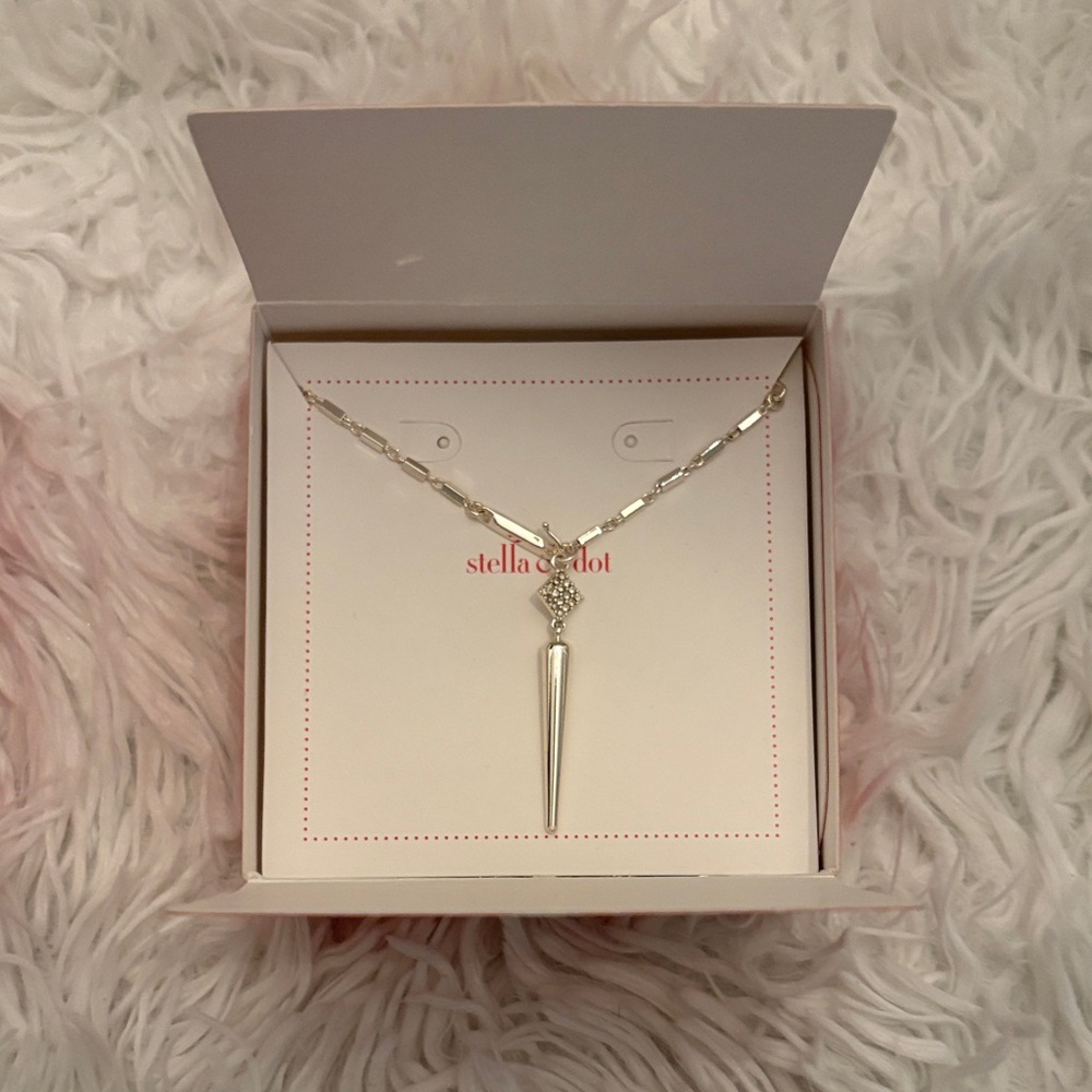Stella & Dot Silver Chain Necklace (NEW)